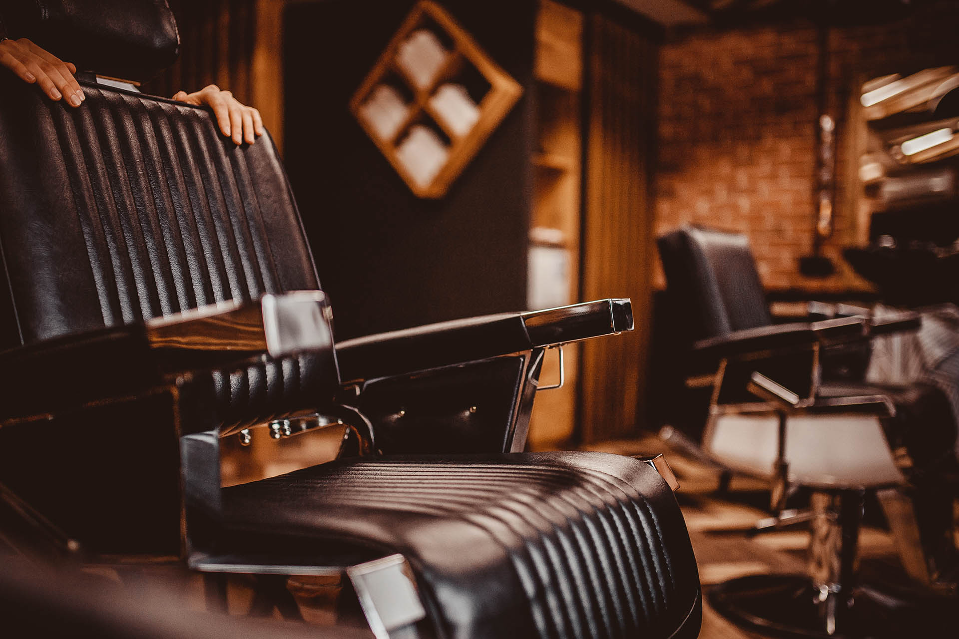 Barbershop armchair.
